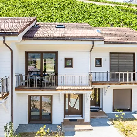 Villa Mitoyenne Proche Des Bains Saillon